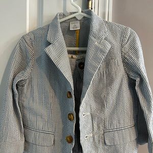 JCrew ludlow seersucker kids suit